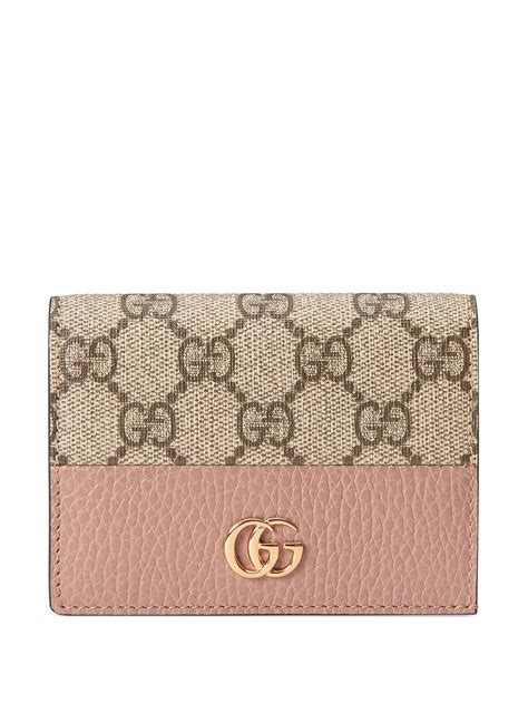 03004161599 gucci wallet|GG Marmont card case wallet in dark gold leather .